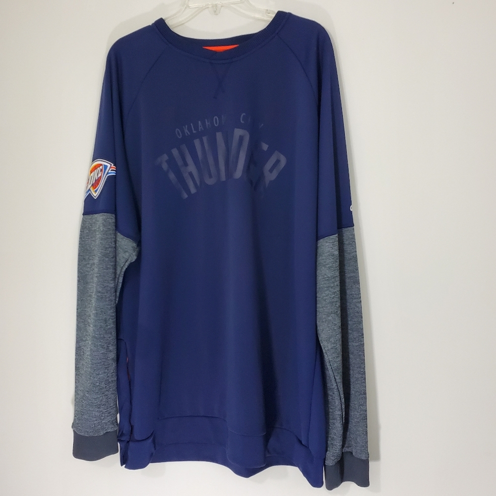 Adidas/NBA Oklahoma City Thunder Blue Shirt, Size 2XL